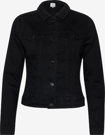 ICHI Tussenjas 'STAMPE JA' in Zwart: voorkant