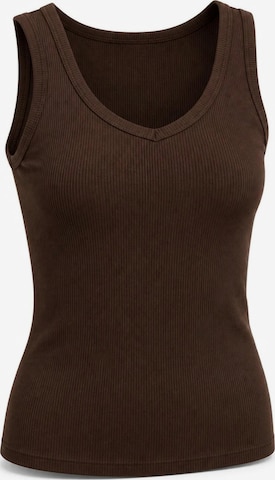 AOTTORI Top in Braun: Vorderseite
