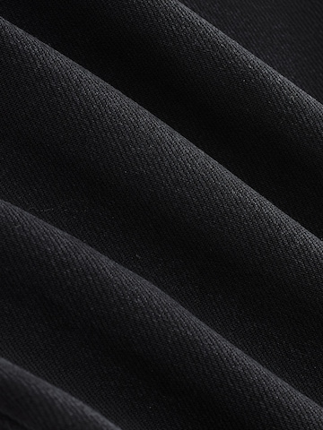 Next Zvonové kalhoty Džíny se sklady v pase – černá