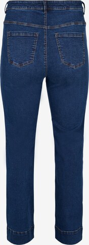 Regular Jeans de la Zizzi pe albastru