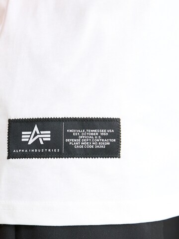 ALPHA INDUSTRIES Shirt in White