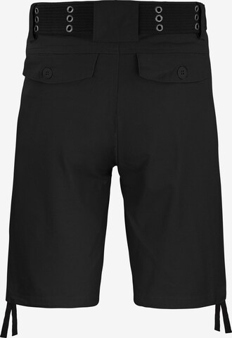 Regular Pantalon outdoor 'Sonora' normani en noir