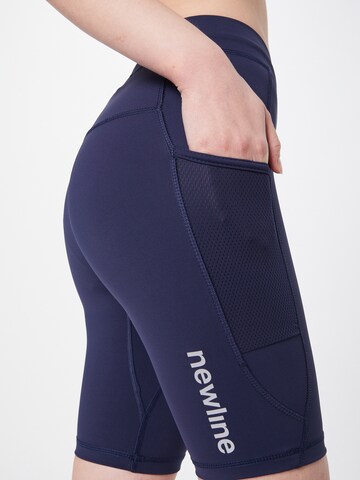 Coupe slim Pantalon de sport Newline en bleu