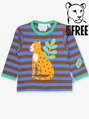 Toby Tiger Shirt 'Leopard' in Blau: Vorderseite