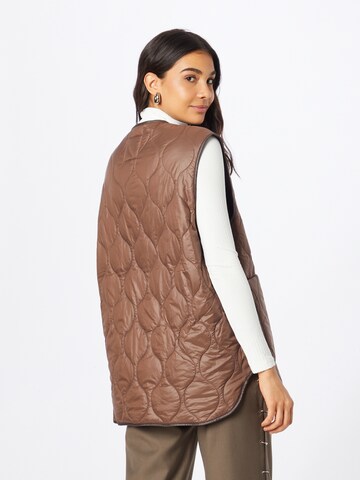 Monki Vest in Brown