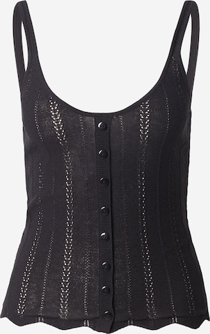 ABOUT YOUTop s naramenicama 'Asta' - crna boja: prednji dio