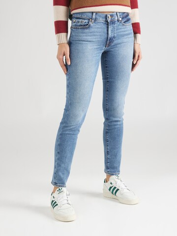 7 for all mankind Slimfit Jeans 'ROXANNE' in Blauw: voorkant