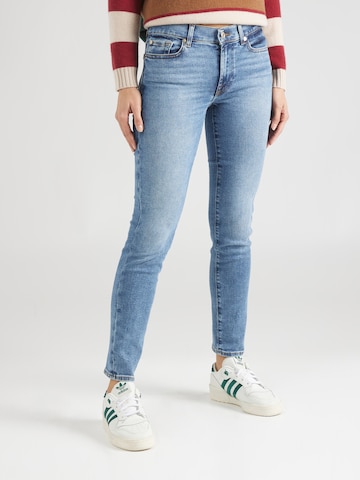 7 for all mankind Slimfit Jeans 'ROXANNE' in Blauw: voorkant