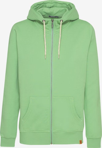 GREENBOMB Sweatvest 'Vivid' in Groen: voorkant