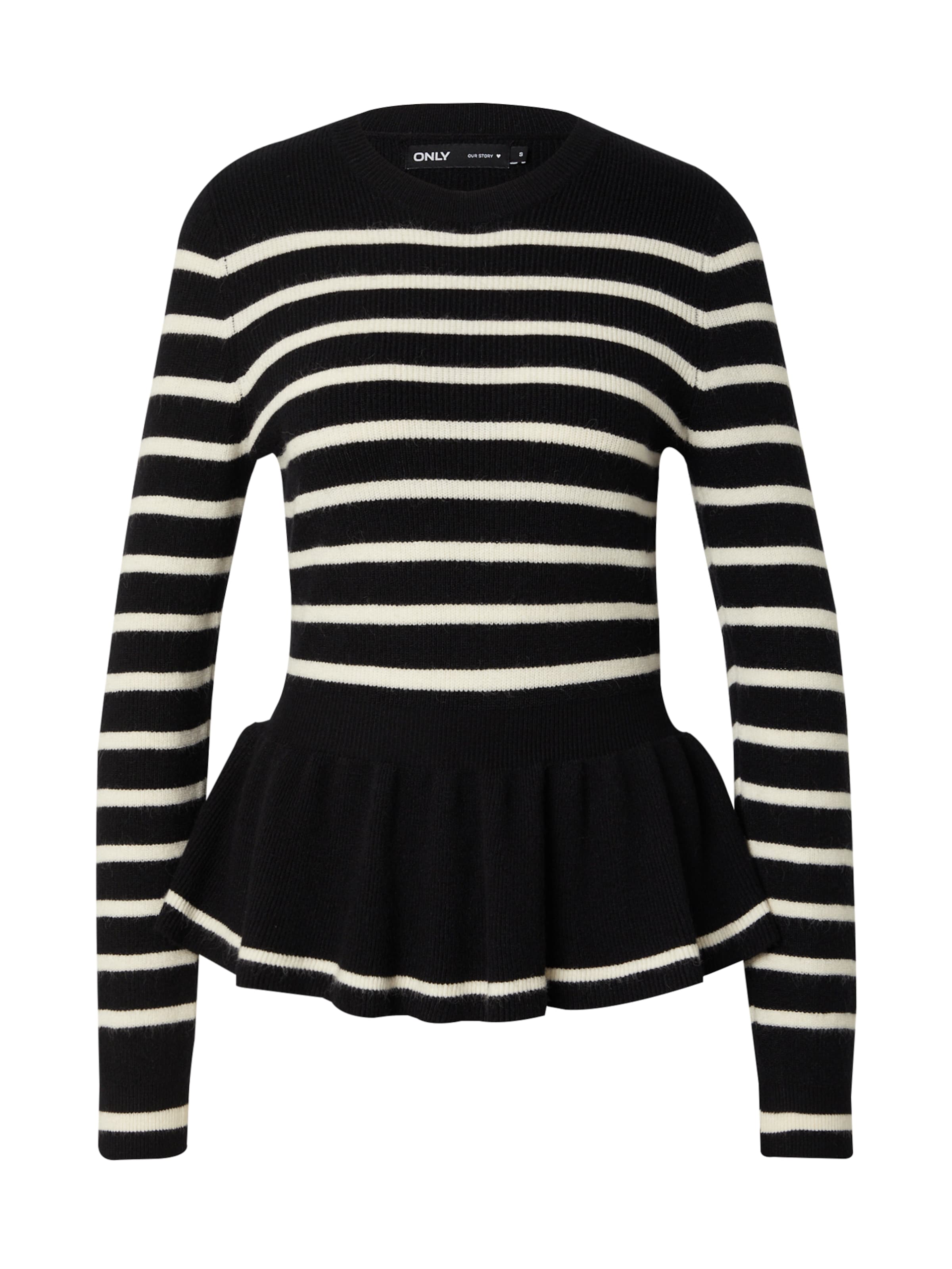 ONLY Pullover 'IBI' in Schwarz: Vorderseite