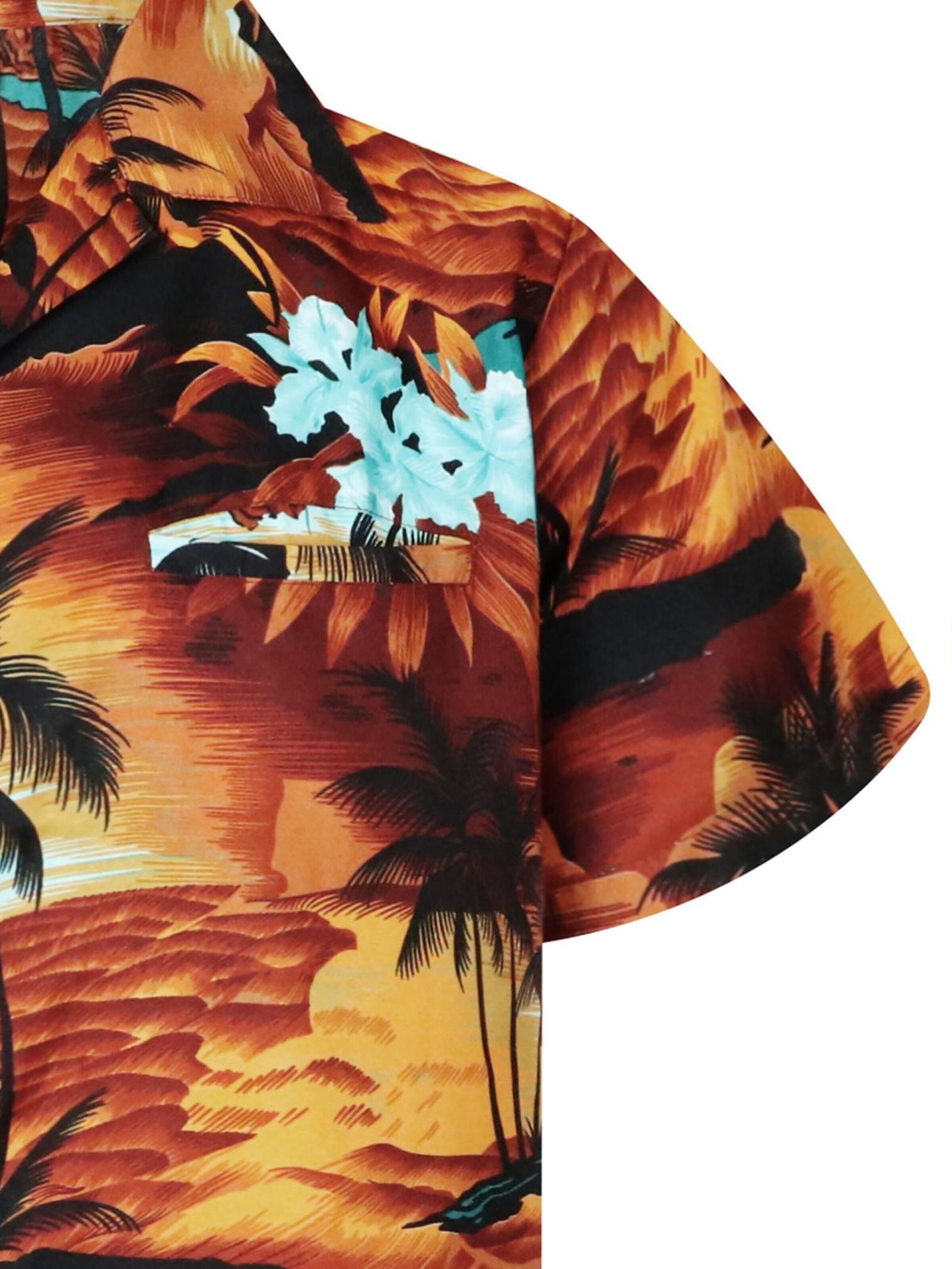 Maglietta 'Surf' di King Kameha in marrone