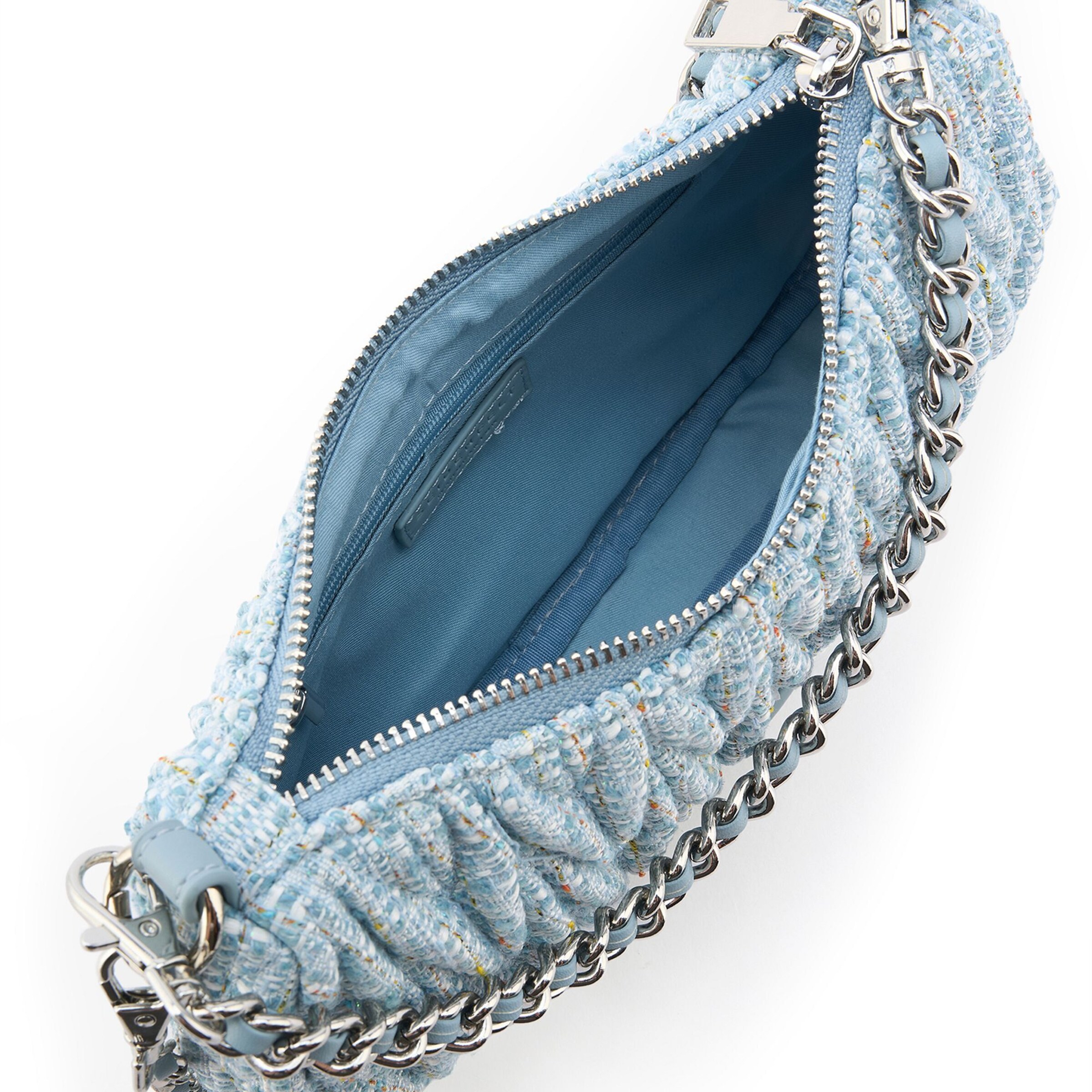 Borsa a spalla 'Floro' di Seidenfelt in blu