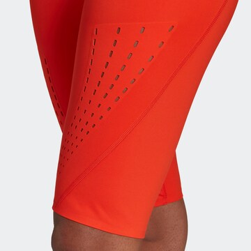 ADIDAS BY STELLA MCCARTNEY Skinny Spodnie sportowe w kolorze pomarańczowy