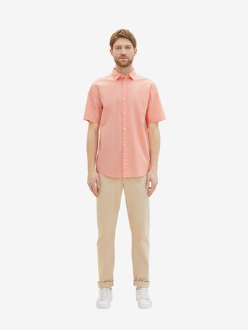 oranžinė TOM TAILOR Patogus modelis Marškiniai