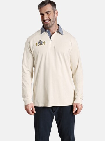 Charles Colby Sweatshirt in Beige: front