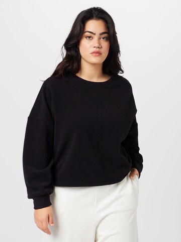 Vero Moda Curve Sweatshirt 'ILSA' i svart: framsida