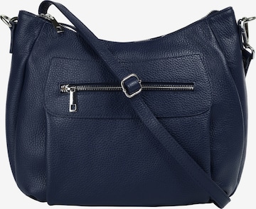 Samantha Look Crossbody Bag in Blue: front