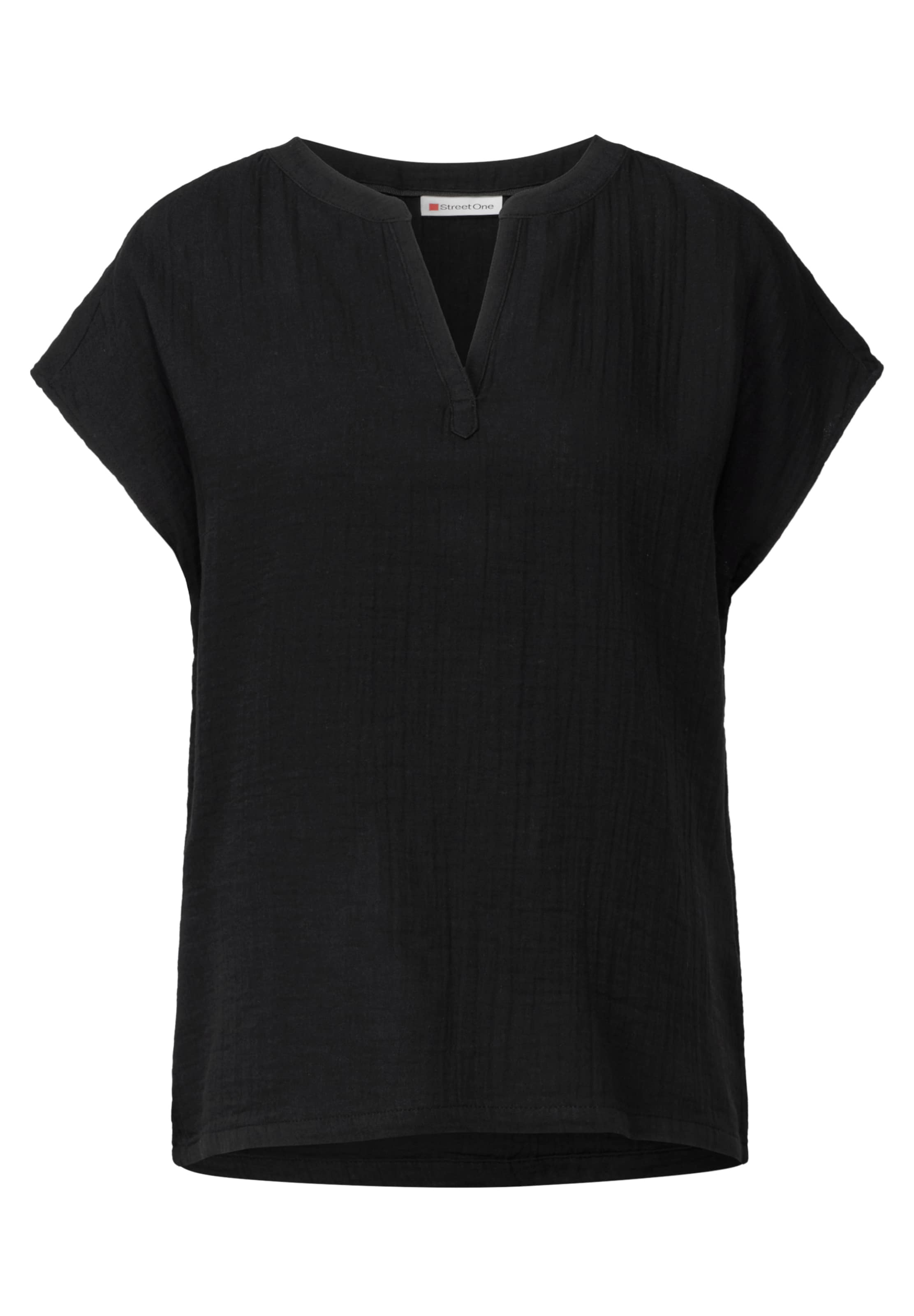 STREET ONE Bluse in Schwarz: Vorderseite