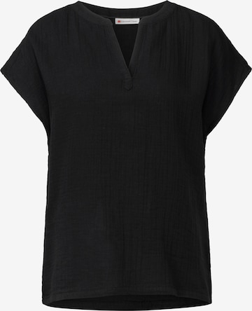 STREET ONE Bluse in Schwarz: Vorderseite