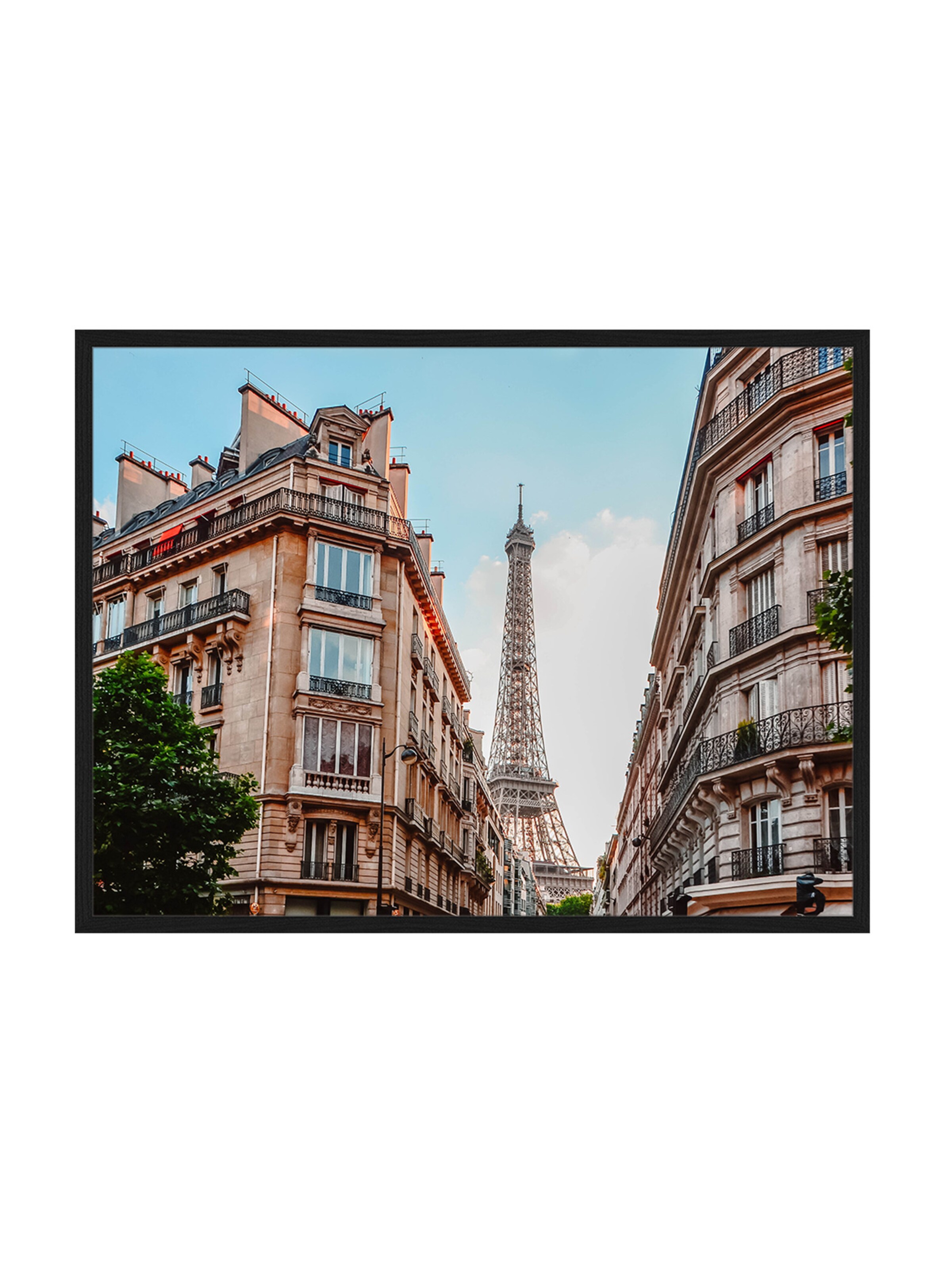 Liv Corday Bild 'Eiffel Tower' in Schwarz: Vorderseite