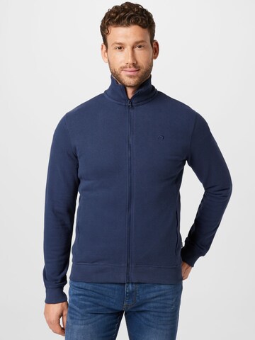 BLEND Sweatvest 'Novan' in Blauw: voorkant