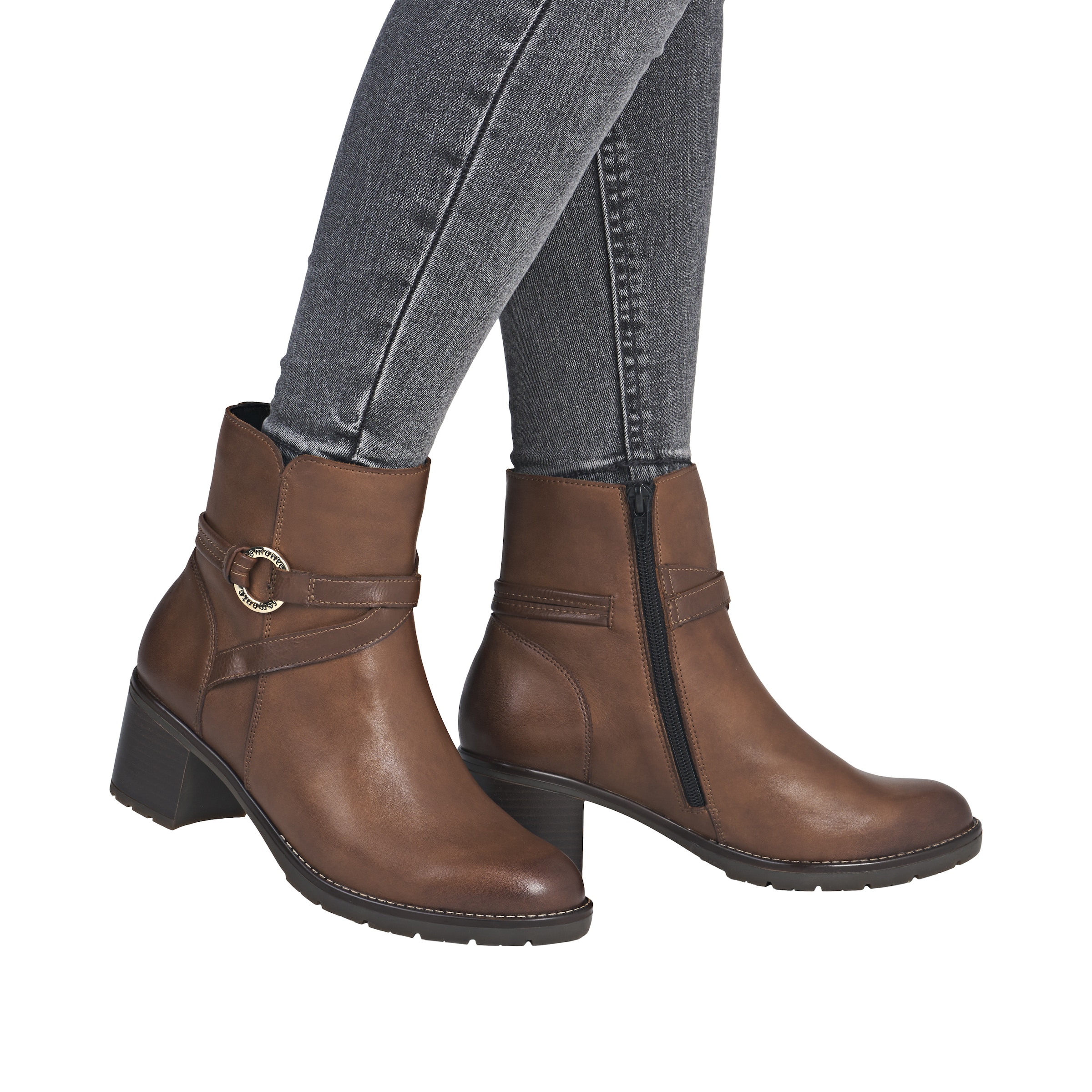 REMONTE Chelsea boots in Bruin