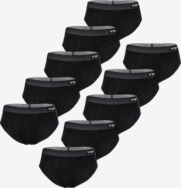 VIP Slip ' Premium Jersey Stretch ' in Schwarz: Vorderseite