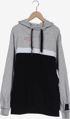 FILA Sweatshirt & Zip-Up Hoodie in M in Black: front