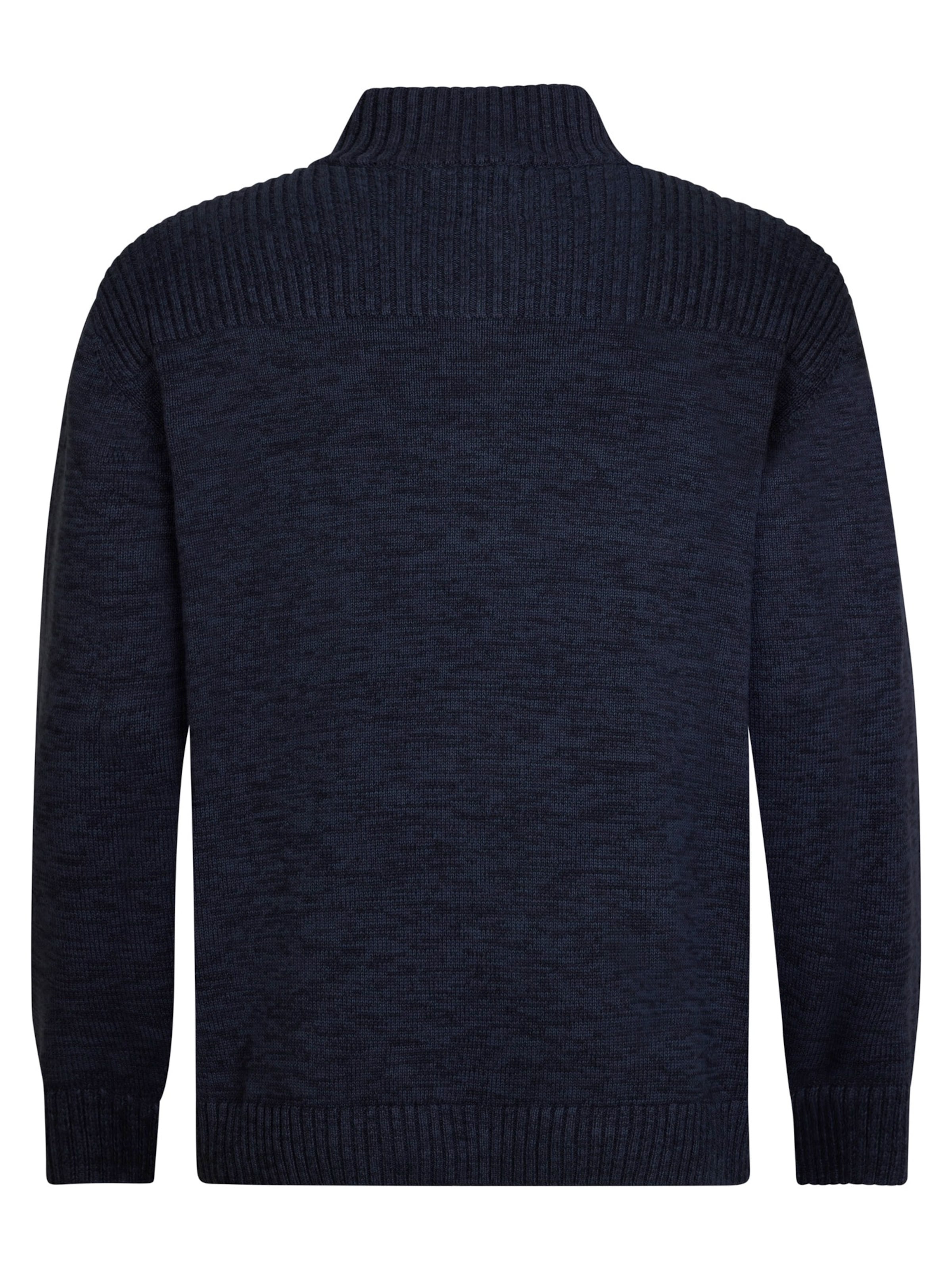 Petrol Industries Knit Cardigan in Blue