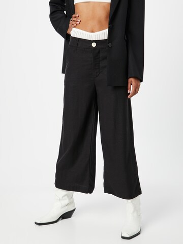 ZABAIONE Zvonové kalhoty Kalhoty 'Sierra' – černá: přední strana