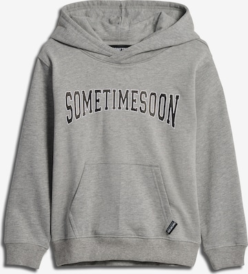 SOMETIME SOON Sweatshirt 'Ocean' i grå: framsida