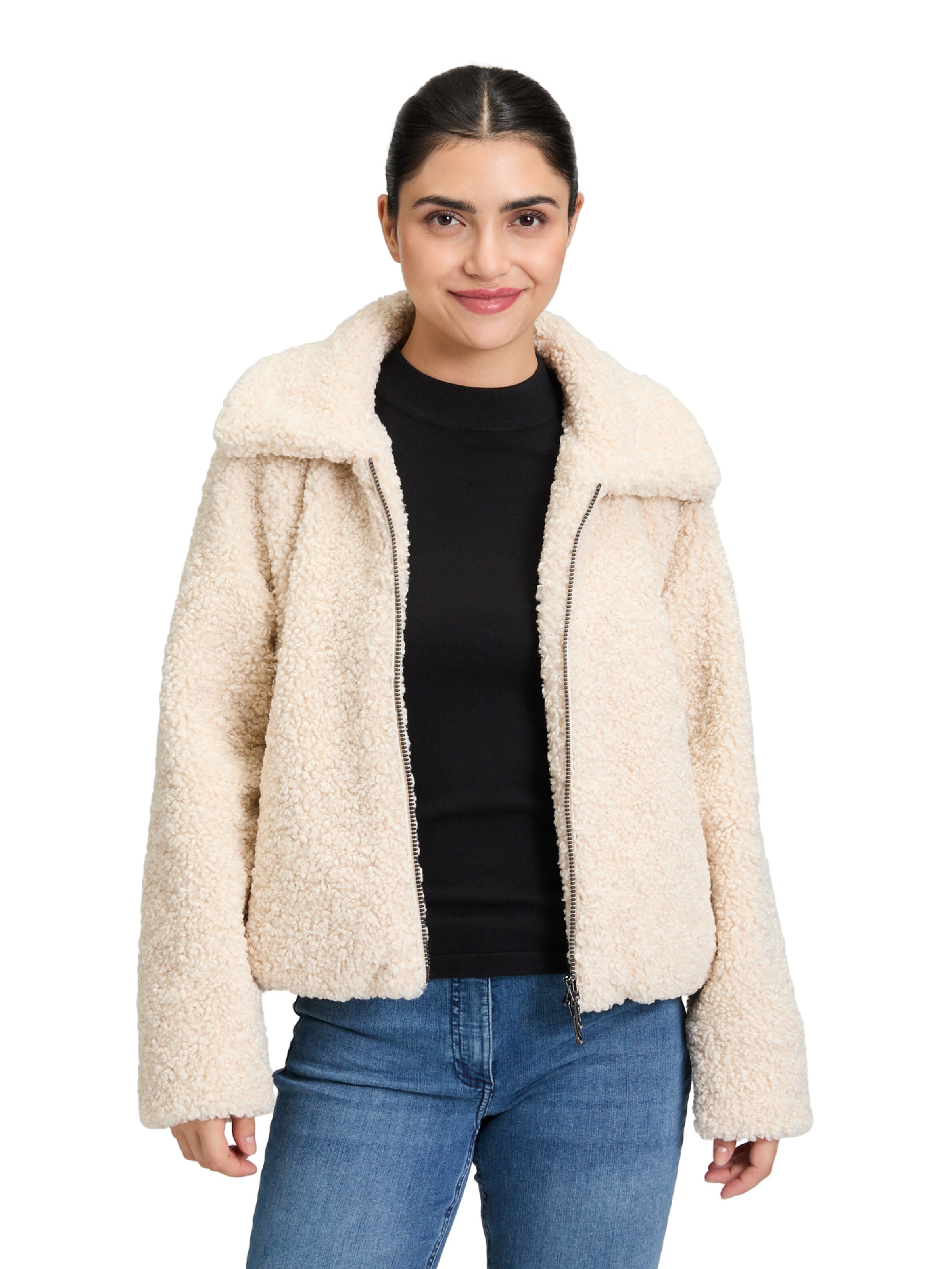 Veste mi-saison Amber & June en beige