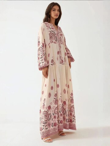 Hiccup Shirt Dress in White