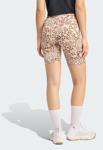 ADIDAS PERFORMANCE Slimfit Παντελόνι φόρμας 'Adidas x Farm Rio' σε μπεζ