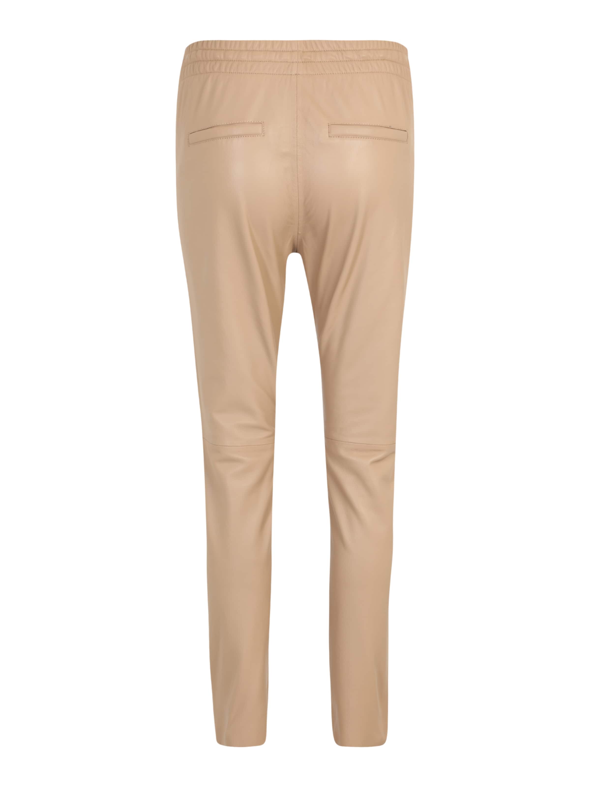 OAKWOOD Slim fit Trousers 'GIFT' in Beige