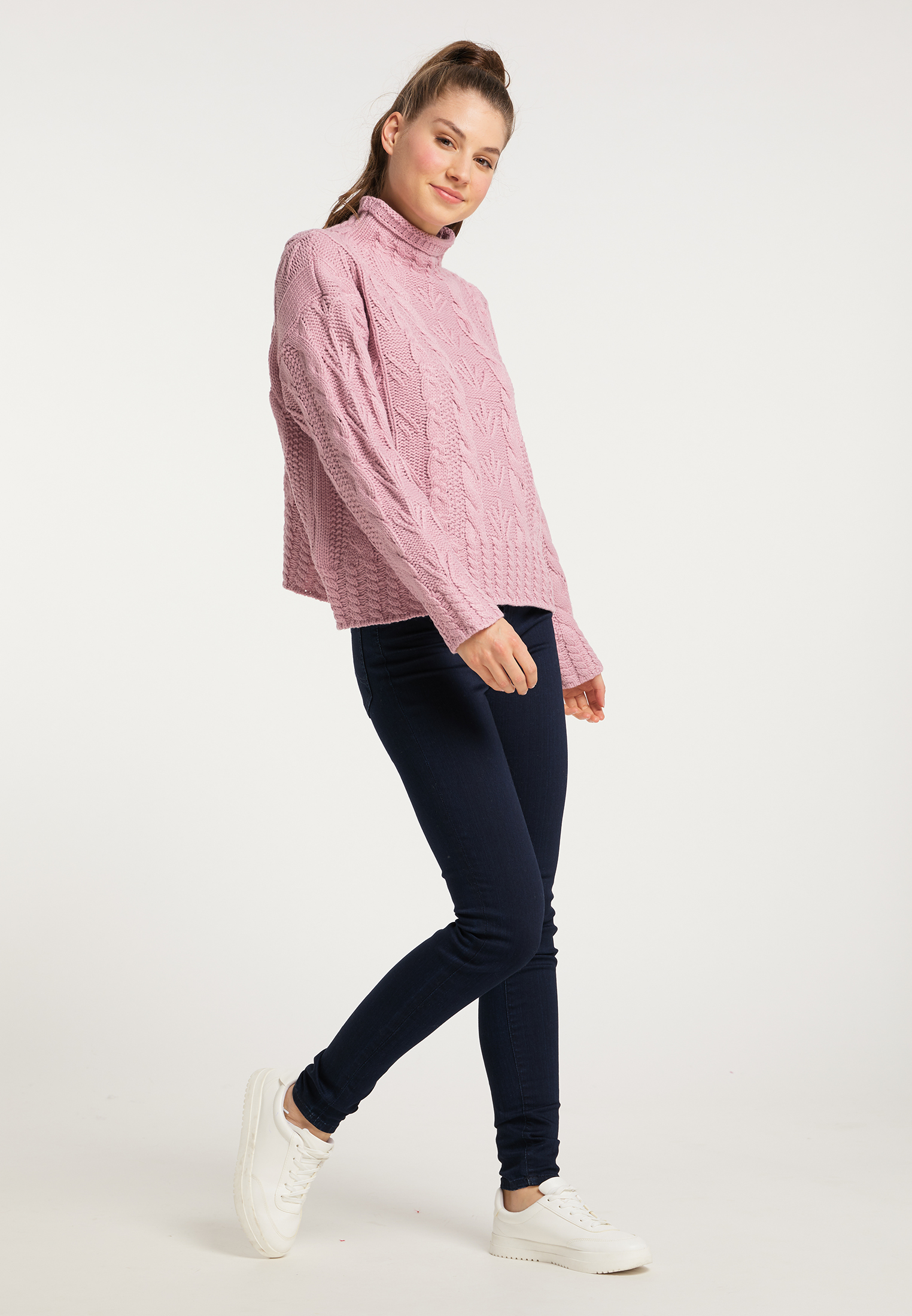 n7t1e Taglie comode MYMO Pullover in Rosa 