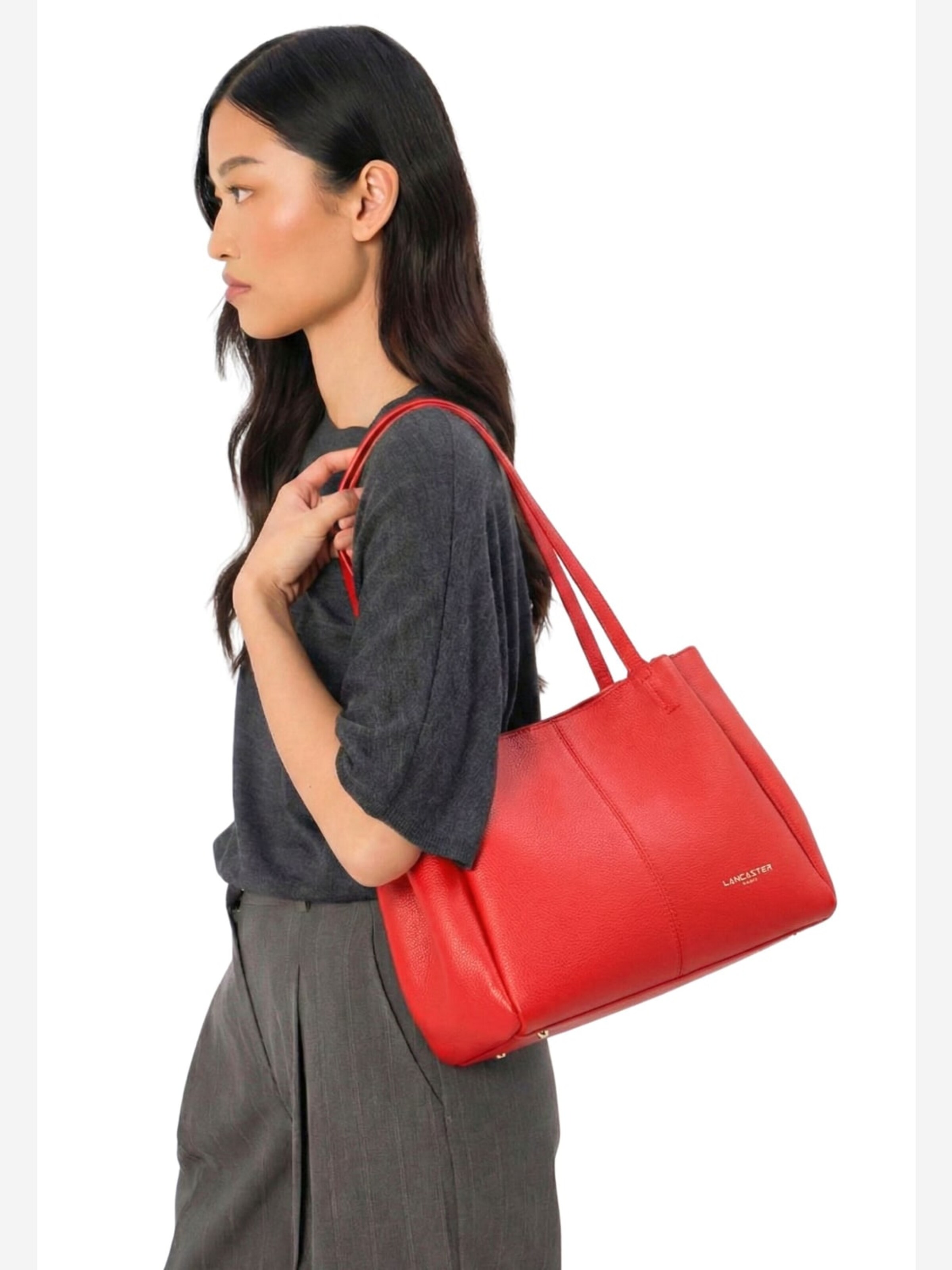 LANCASTER Paris Shopper 'Sierra Haus' in Rood: voorkant