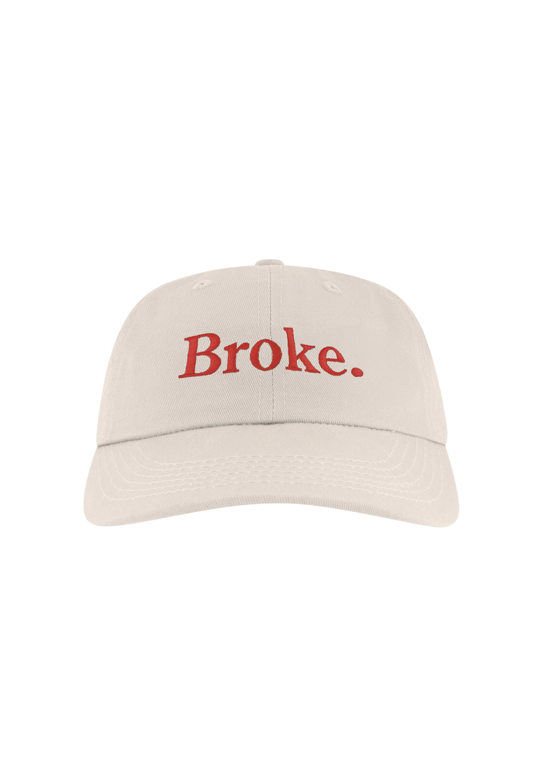 Cappello da baseball 'Broke' Pockies di colore beige / rosso, Visualizzazione prodotti