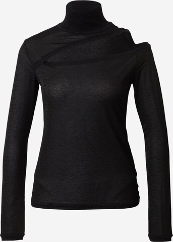 PATRIZIA PEPE Sweter 'MAGLIA' w kolorze czarny: przód