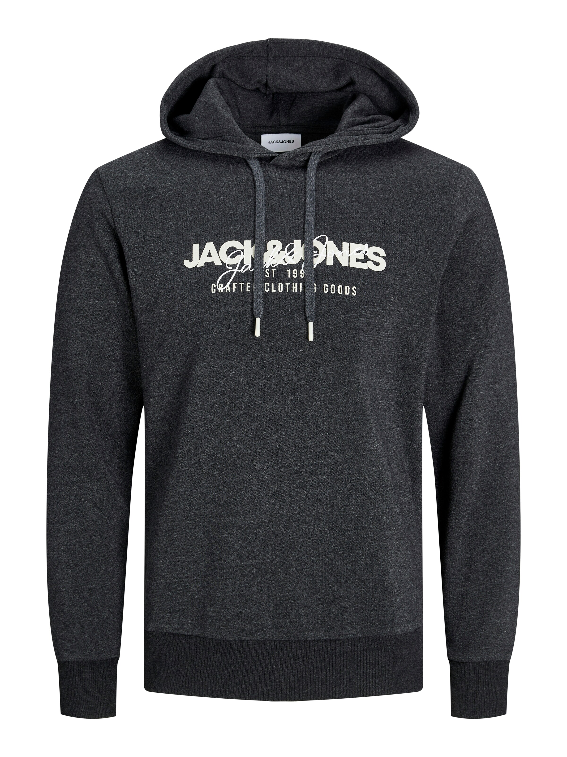 Felpa 'JJAlvis' di JACK & JONES in nero: frontale