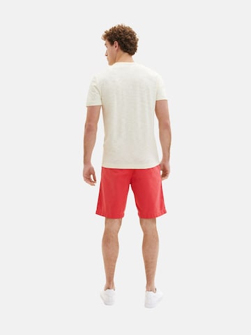 TOM TAILOR Regular Shorts in Rot