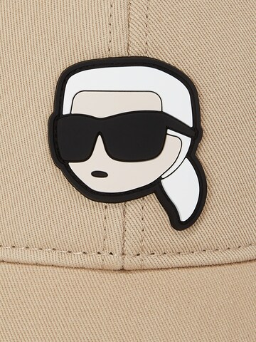 Karl Lagerfeld Cap 'Ikonik' in Beige