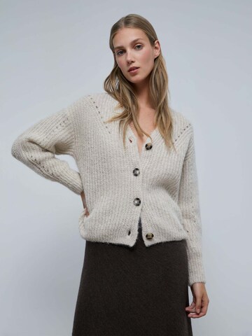 Cardigan Scalpers en beige : devant