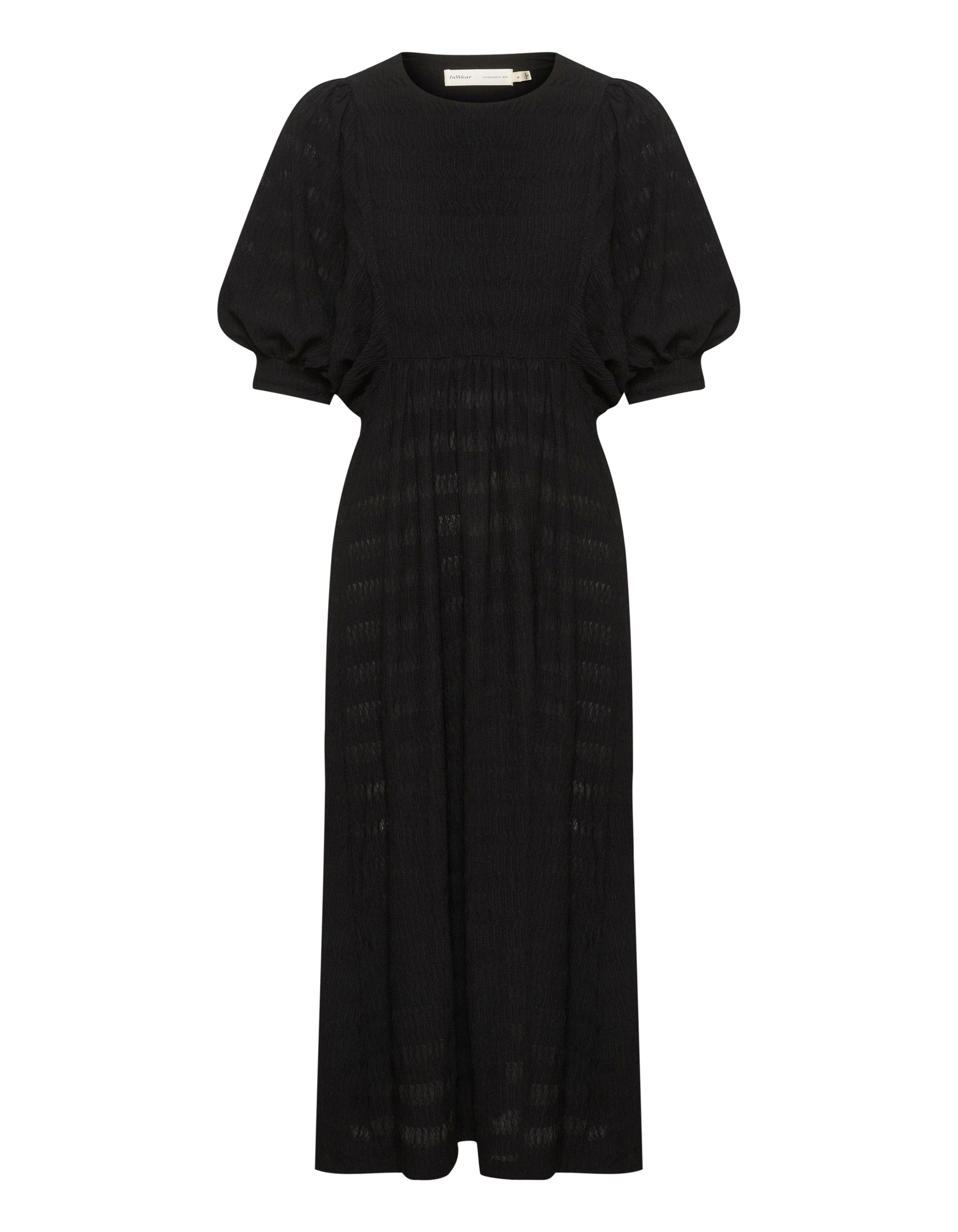 InWear Sukienka z dzianiny w kolorze czarny: przód
