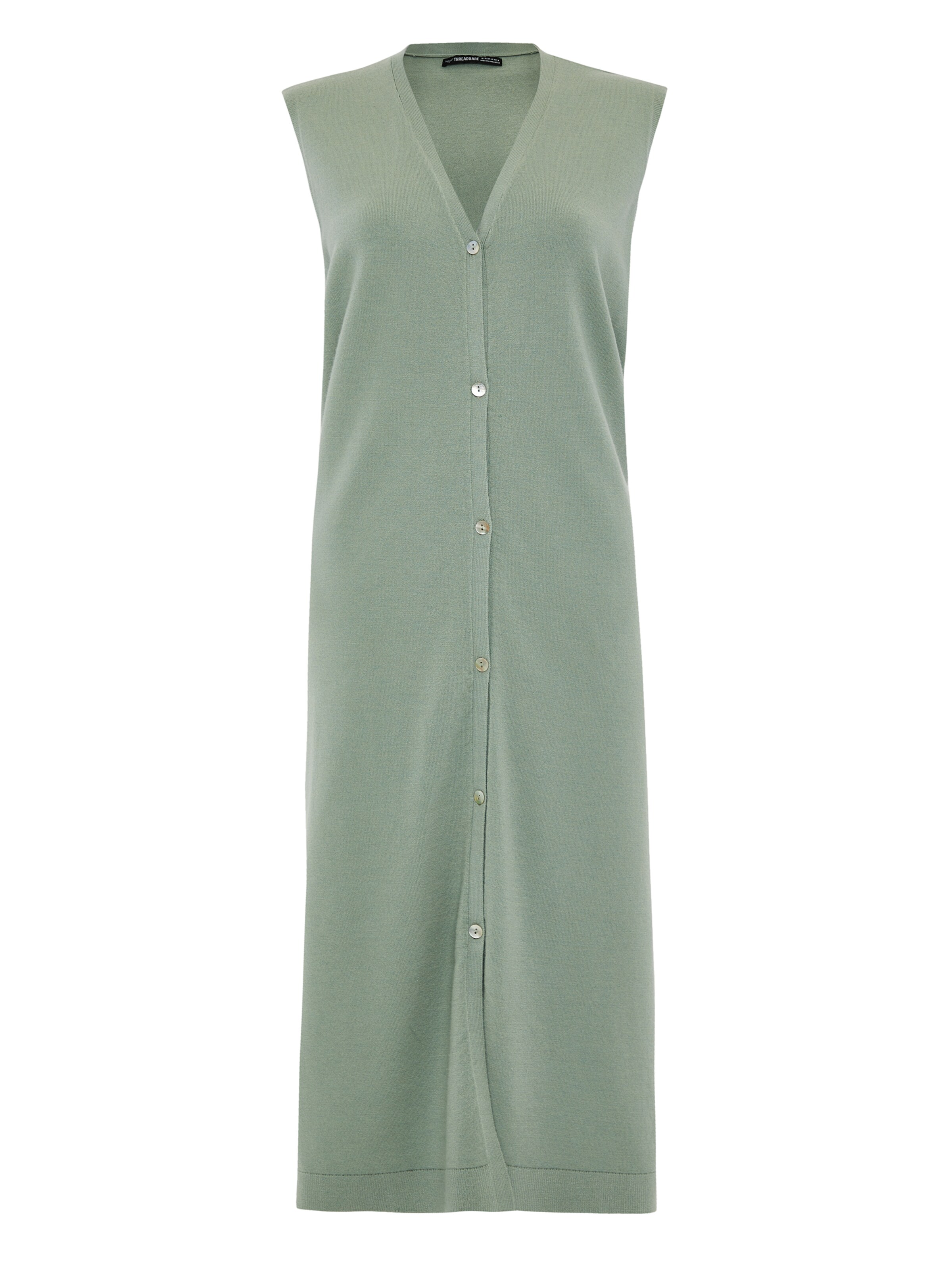 Threadbare Jurk 'Melman' in Groen: voorkant