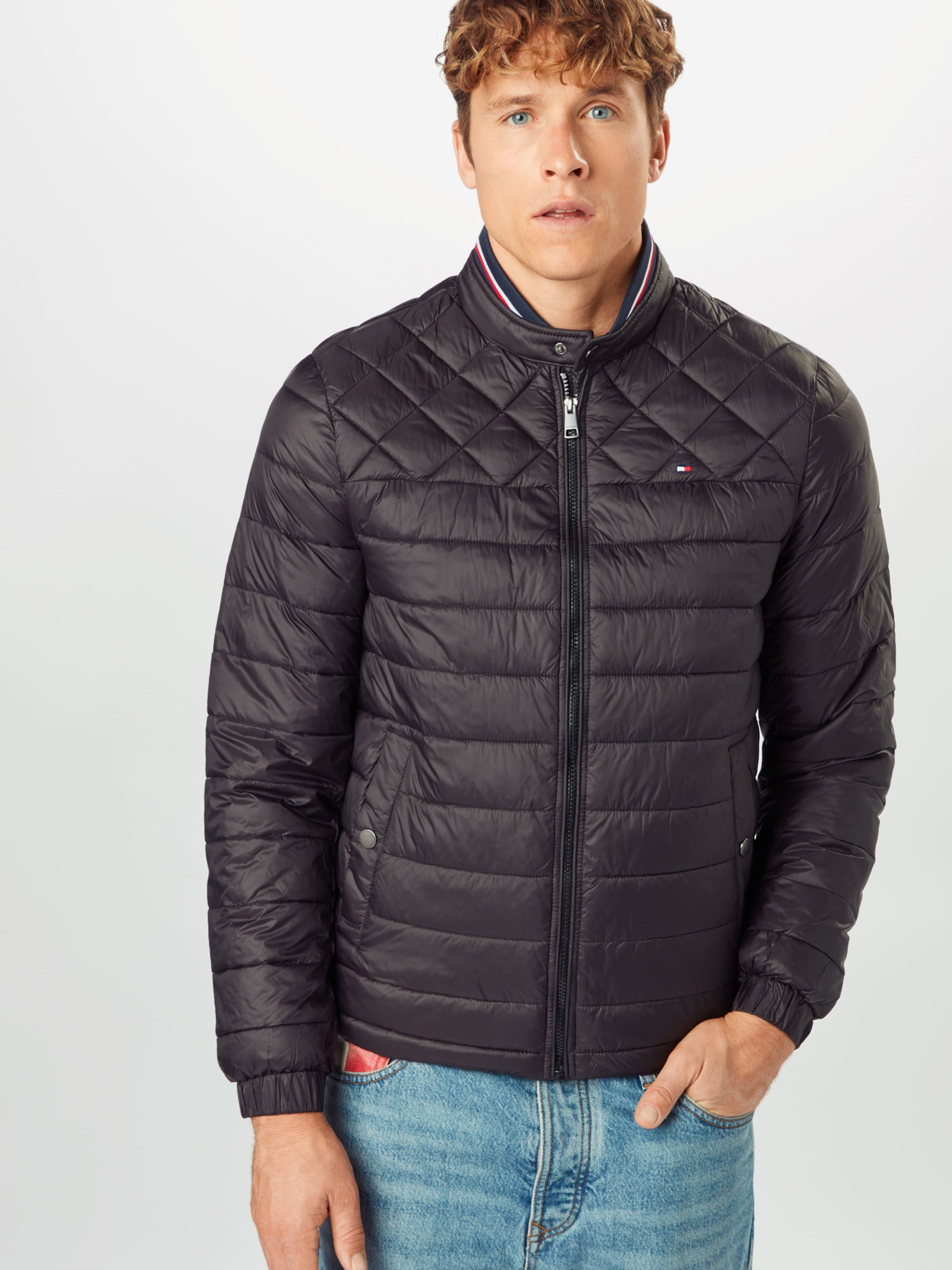 nylon padded bomber tommy hilfiger