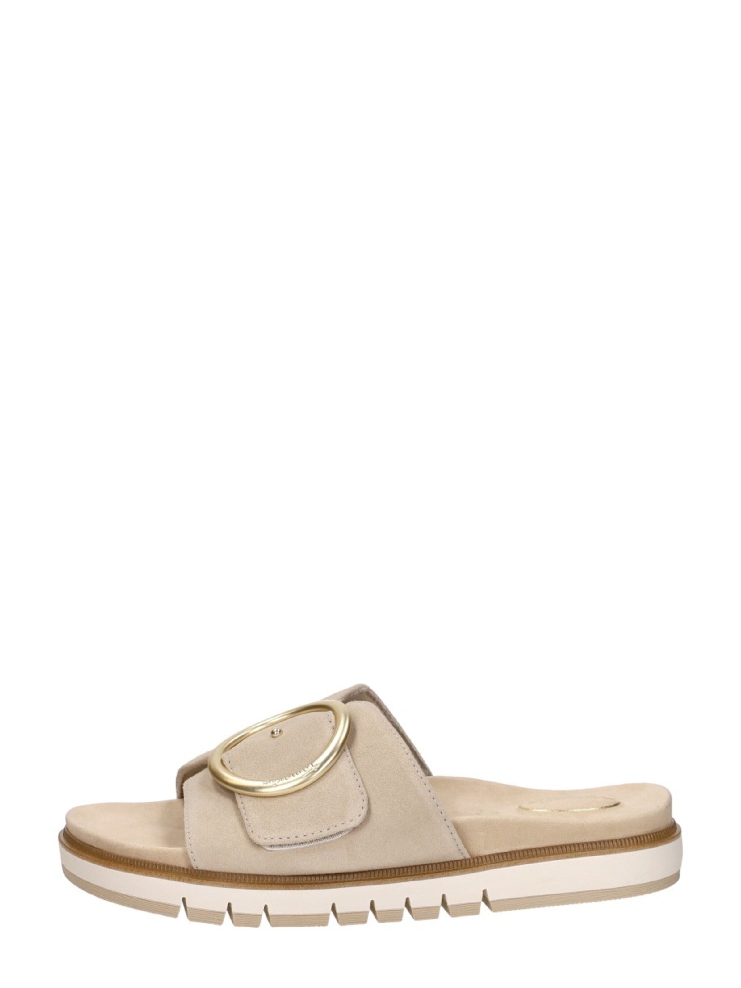 Tamaris Mules 'Open Teen' in 38 in Beige, Item view