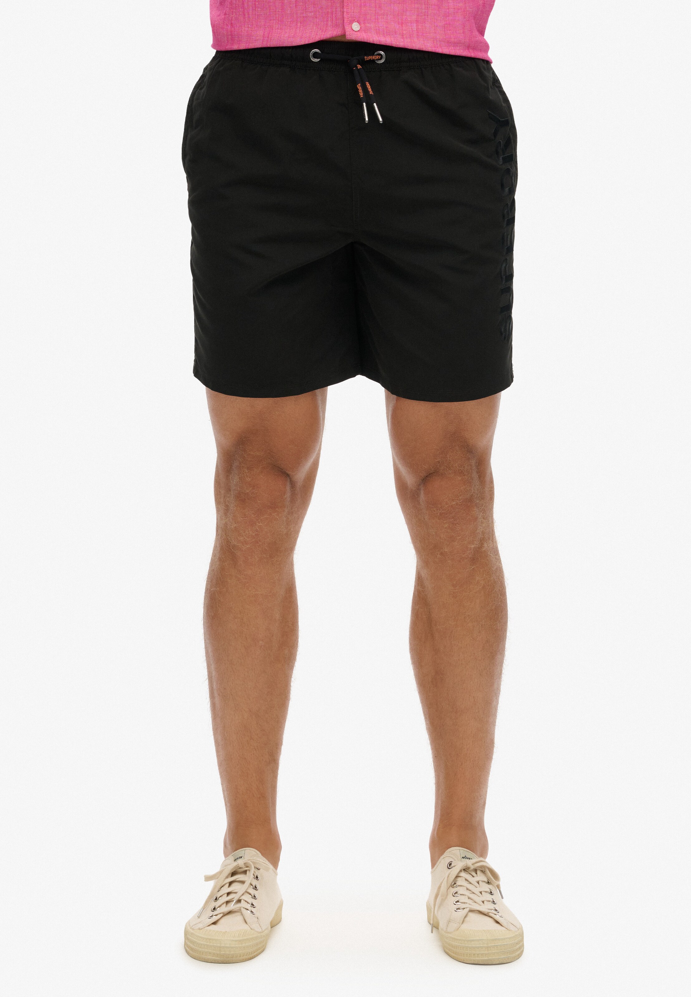 Superdry Badshorts i svart: framsida