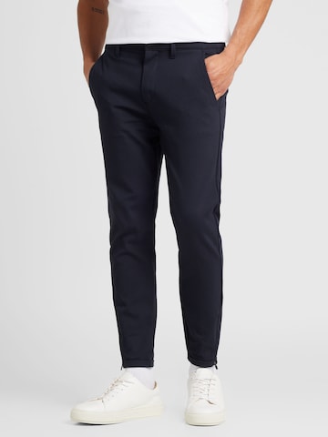 GABBA Slimfit Chino in Blauw: voorkant