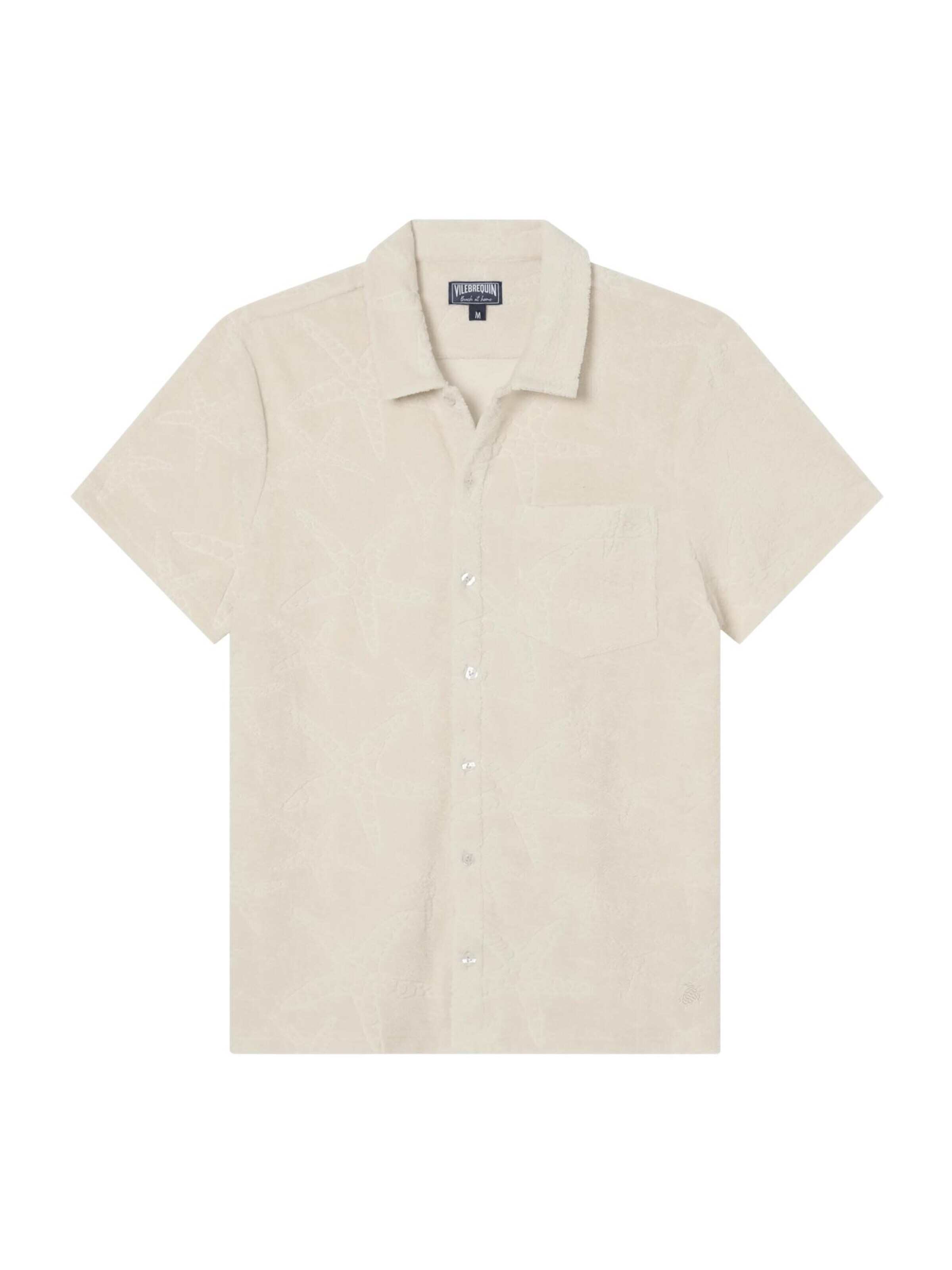 Vilebrequin Regular fit Overhemd in Beige: voorkant